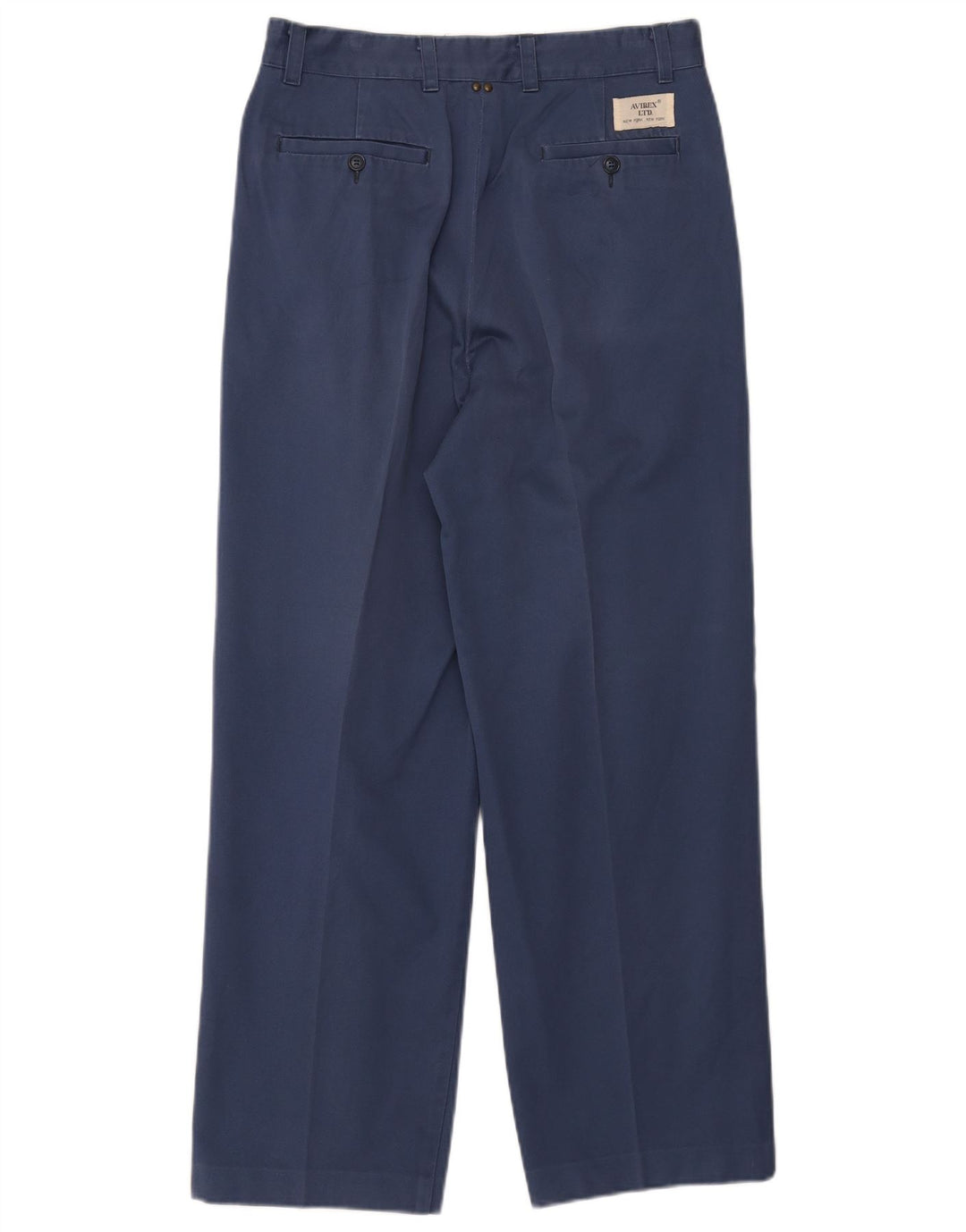 Pantaloni chino pentru bărbați AVIREX L32 L29, bumbac albastru