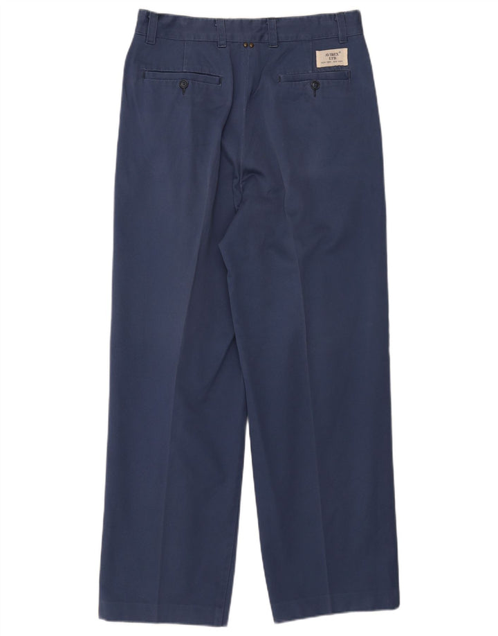Pantaloni chino pentru bărbați AVIREX L32 L29, bumbac albastru
