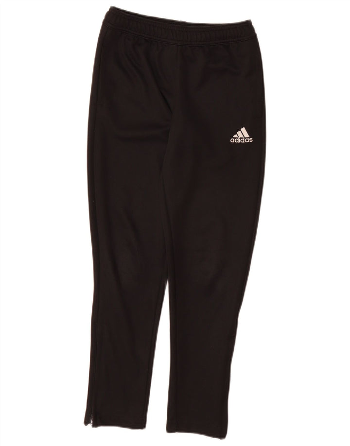 Pantaloni de trening ADIDAS Aeroready pentru baieti 9-10 ani poliester negru
