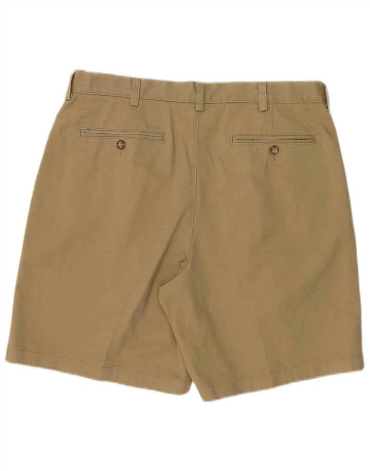 Pantaloni scurți chino pegged pentru bărbați L.L.Bean W35, bumbac kaki mare