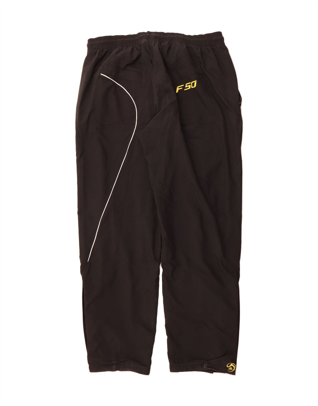 ADIDAS Mens Graphic Tracksuit Trousers XL  Black Polyester Vintage Adidas and Second-Hand Adidas from Messina Hembry 