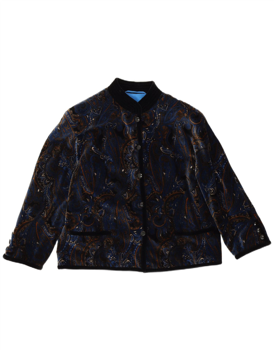 Jachetă pentru femei VINTAGE din catifea cu 5 nasturi