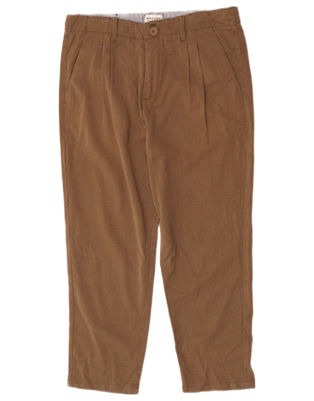 Pantaloni chino pentru bărbați Jack & Jones L30 L23 maro poliester