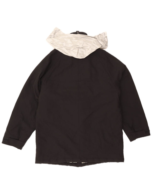 Jachetă de vânt cu glugă pentru bărbați Allegri UK 40, mare, negru, color block