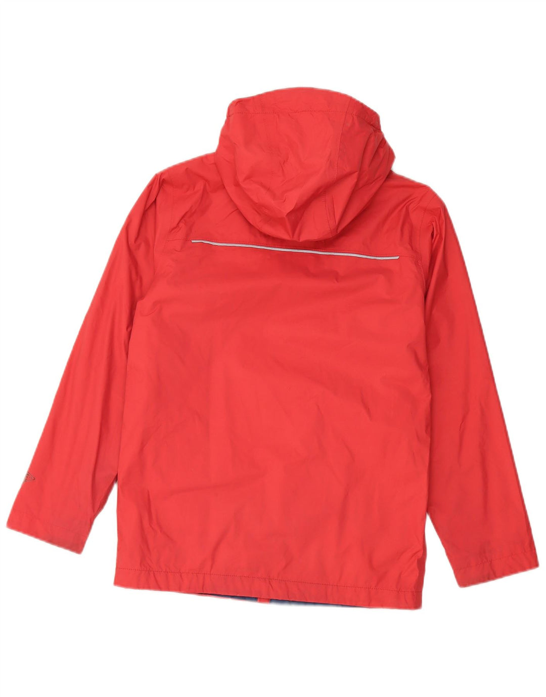 COLUMBIA Jachetă de ploaie cu glugă pentru femei UK 12 Medium Red Nylon