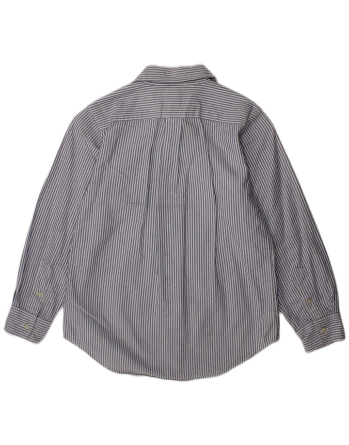 RALPH LAUREN Boys Shirt 6-7 Years Grey Striped Cotton