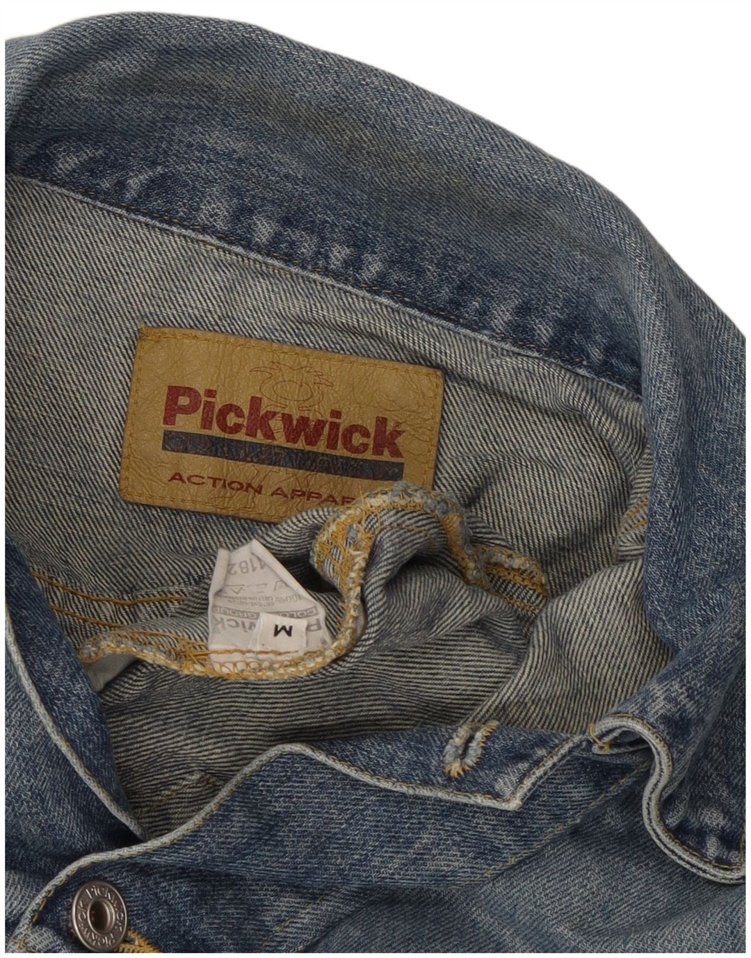 Jachetă de blugi pentru bărbați Pickwick UK 38, bumbac albastru mediu