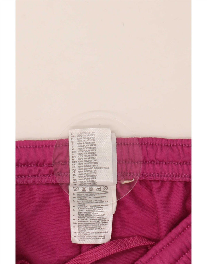 Pantaloni de trening Adidas pentru femei UK 12 Poliester roz mediu