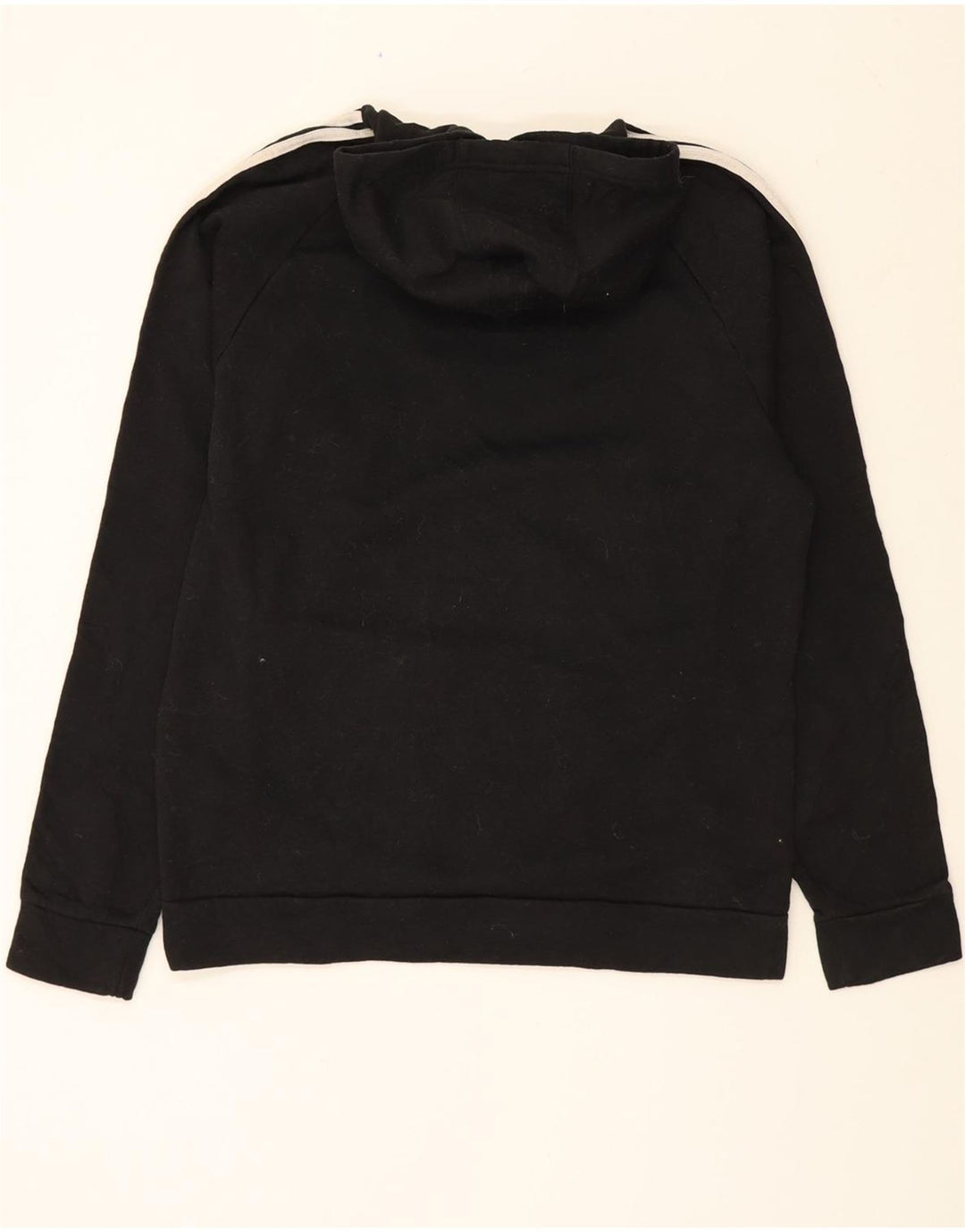 ADIDAS Mens Hoodie Jumper Large Black Vintage Adidas and Second-Hand Adidas from Messina Hembry 
