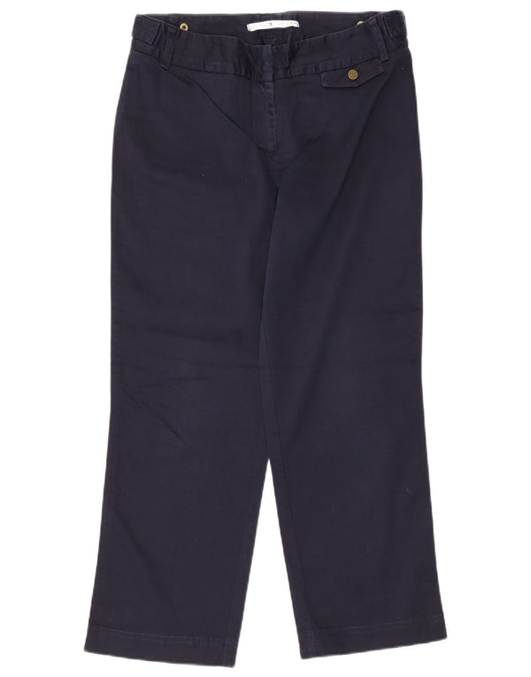 Pantaloni tăiați pentru femei Tommy Hilfiger US 10 Large W32 L25 Bleumarin