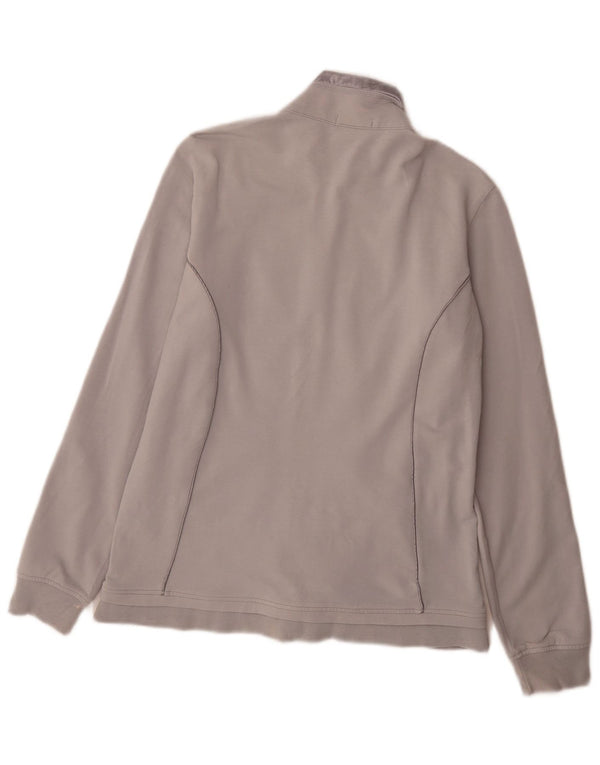 Jachetă de top pentru trening pentru femei Champion Easy Fit UK 14, bumbac gri mediu