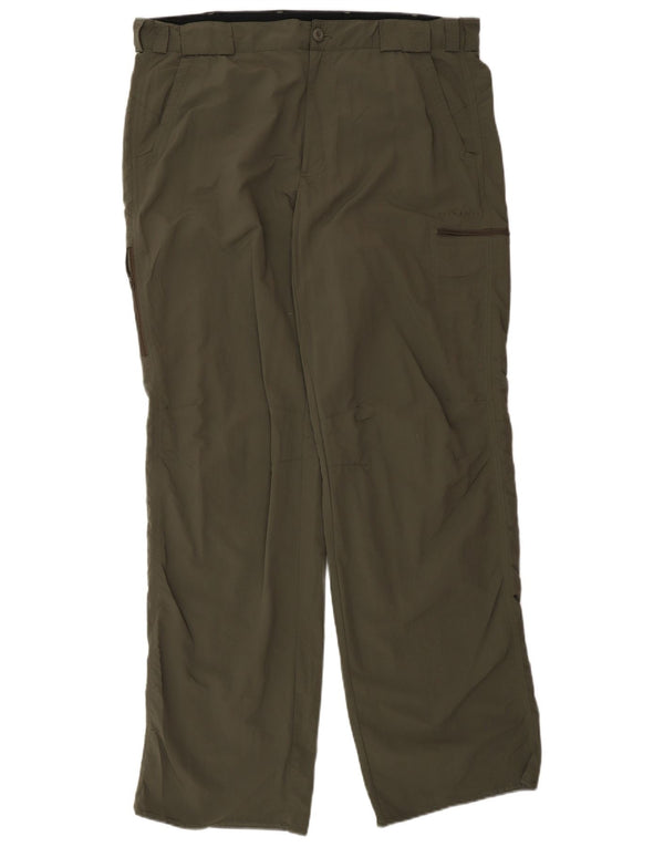 Pantaloni cargo drepți pentru bărbați Eddie Bauer L36 L34 Kaki Poliester