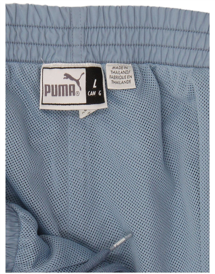 Pantaloni de trening PUMA pentru bărbați, mari, albastru, poliester