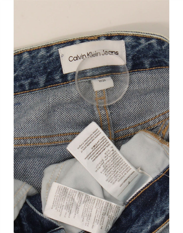 Blugi slim pentru femei CALVIN KLEIN Distressed Slim W28 L28 Blue Bumbac