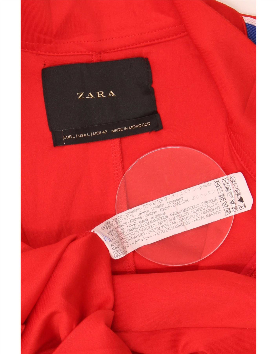 Jachetă de trening pentru bărbați Zara, mare, roșu, din poliester