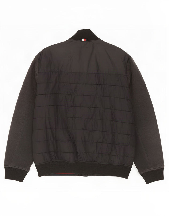 Jachetă căptușită pentru bărbați Tommy Hilfiger UK 44 2XL Poliamidă neagră