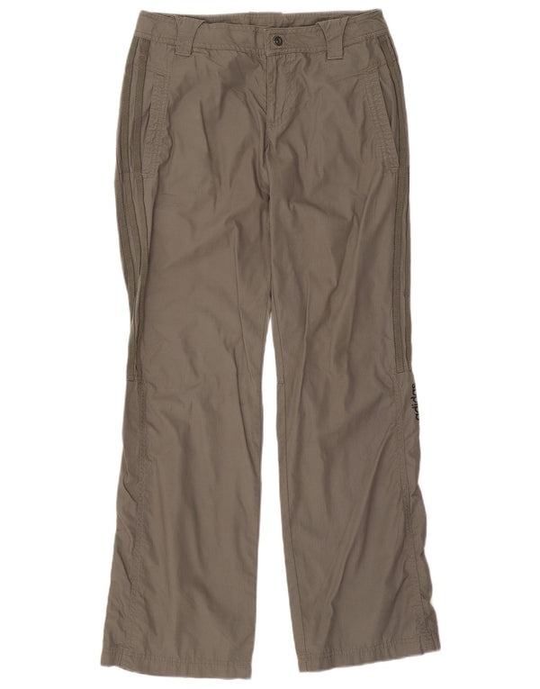 Pantaloni de drumeție pentru femei Adidas UK 10 Small W28 L29 Kaki Bumbac
