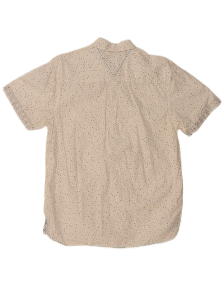 WHITE STUFF Cămașă cu mânecă scurtă pentru bărbați, bumbac cu pete albe mici