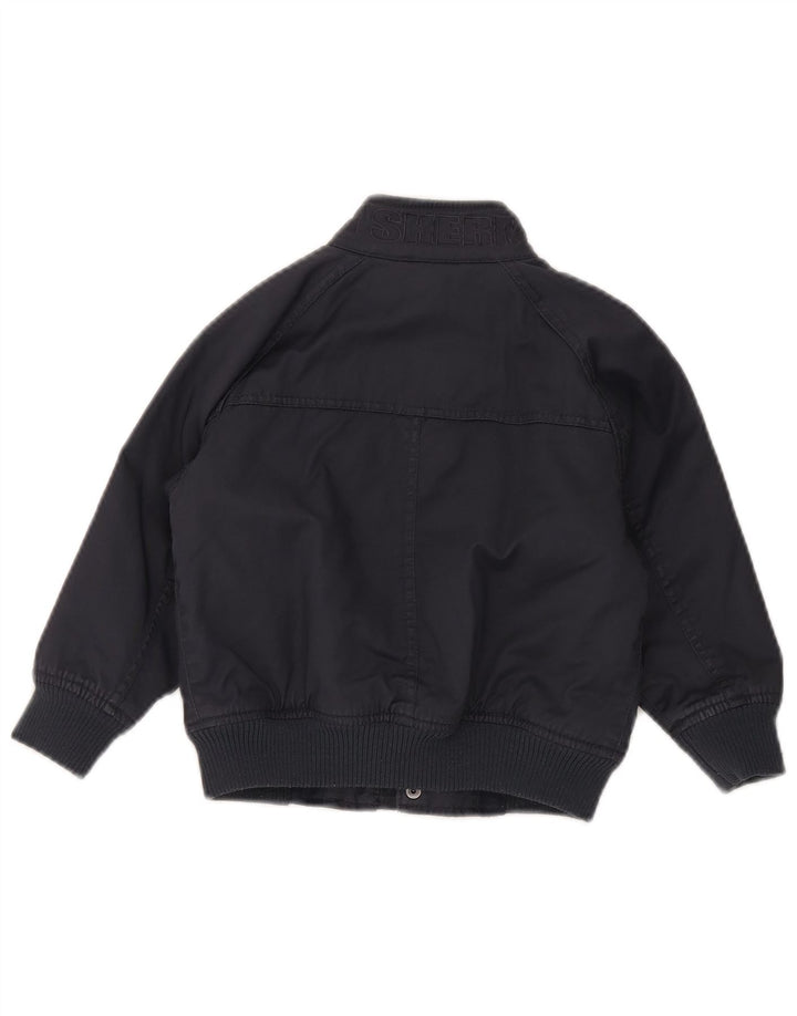 Jachetă Bomber cu grafică Ben Sherman pentru băieți, 3-4 ani, bumbac bleumarin