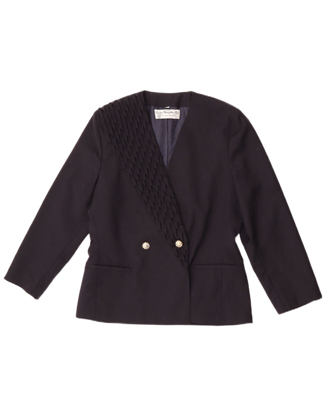 Jachetă Blazer Femei Marzotto, cu piept dublu, IT 44 Medium Bleumarin