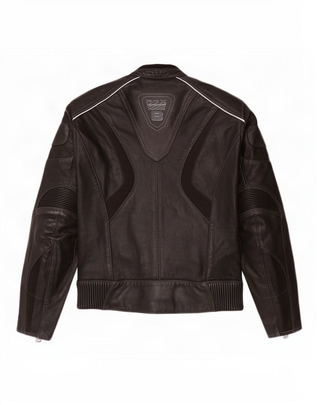 Jachetă de curse din piele cu grafică pentru femei Probiker UK 14 Large Black