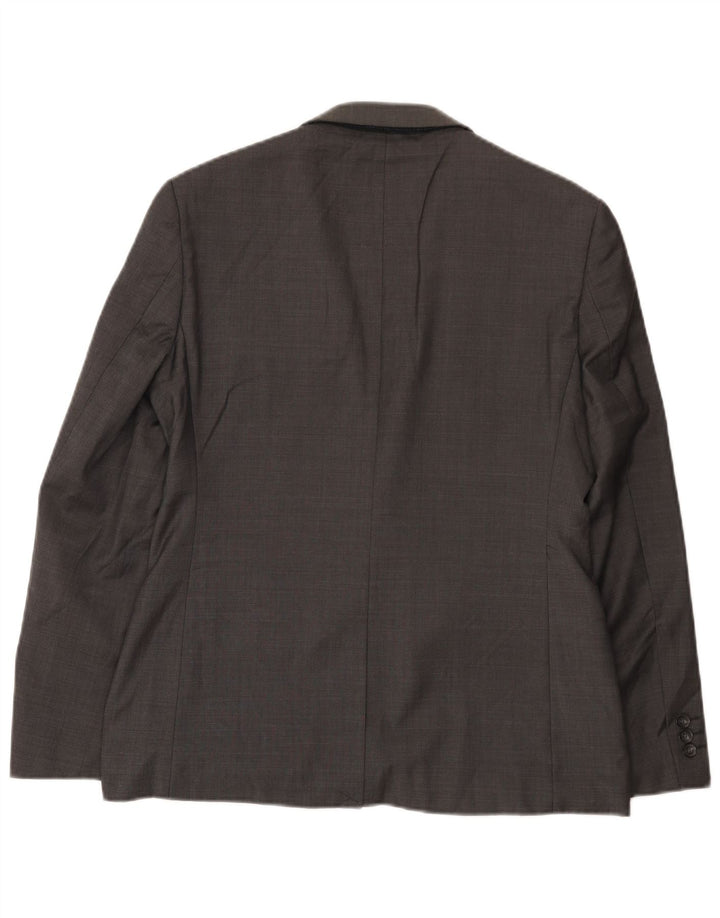 Jachetă pentru bărbați Ted Baker, slim fit, cu 2 nasturi, UK 38, lână, gri mediu