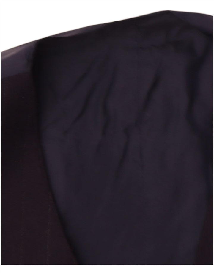 Vestă Vintage pentru bărbați, cu dungi mici, bleumarin