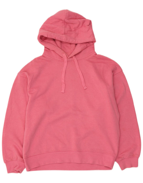 Pulover supradimensionat pentru femei Zara UK 14 bumbac roz mediu