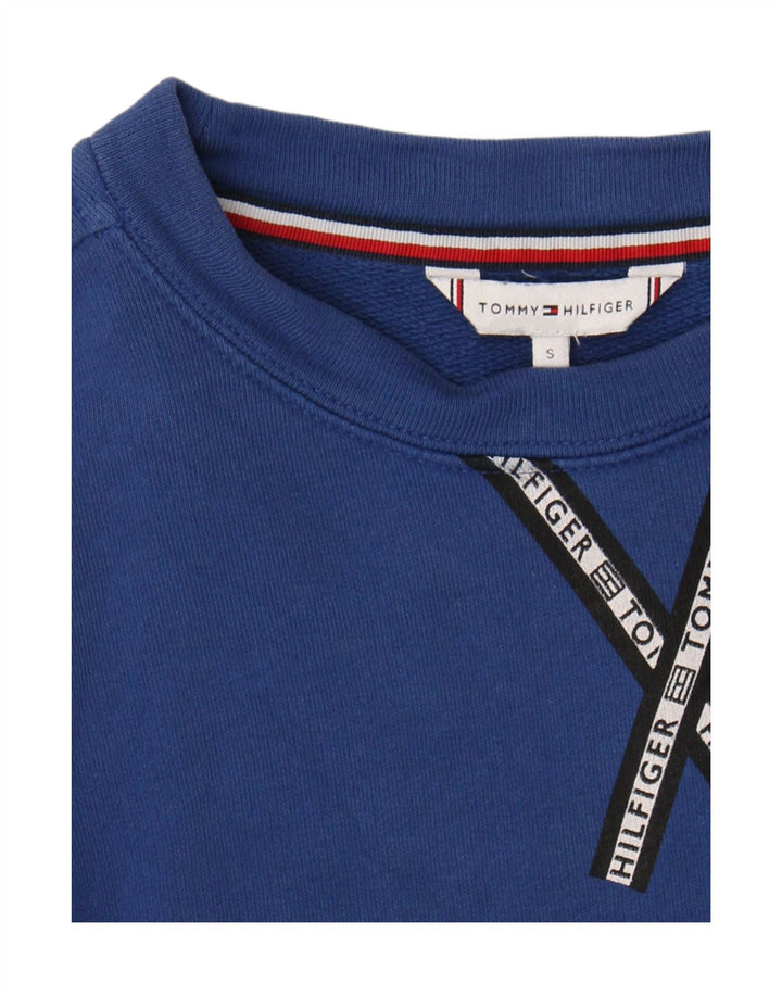 Pulover oversized pentru femei Tommy Hilfiger UK 10 Small Blue