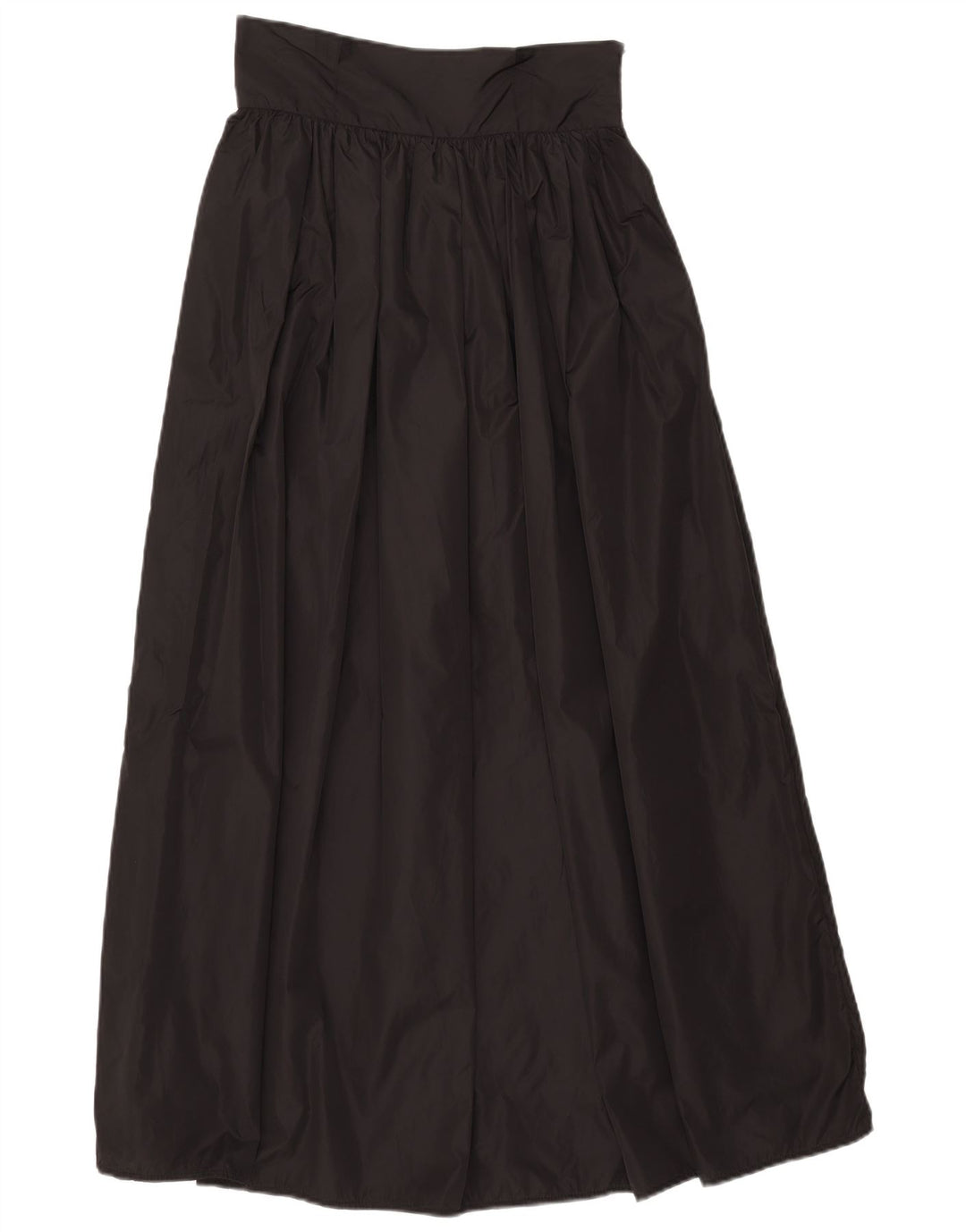 Fusta Maxi plisată Vintage pentru femei W26 Small Black