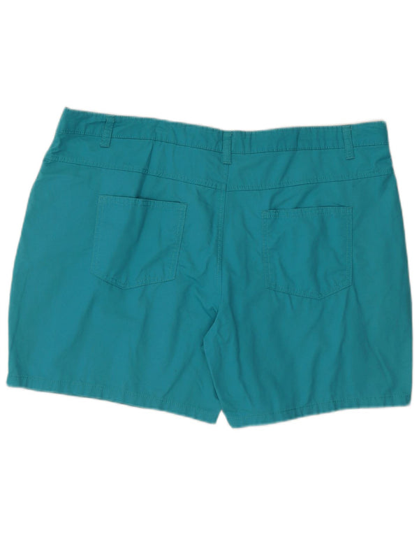 Pantaloni scurți chino obișnuiți pentru femei Mountain Warehouse UK 18 XL W38 Bumbac albastru