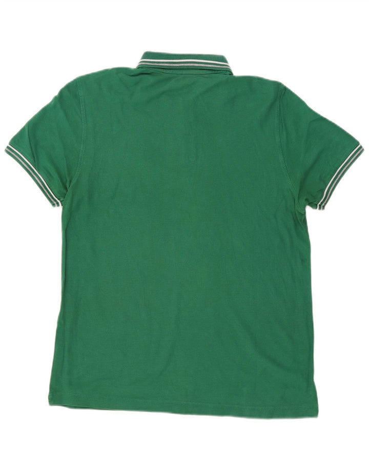 Tricou polo pentru bărbați Lotto, bumbac verde mare