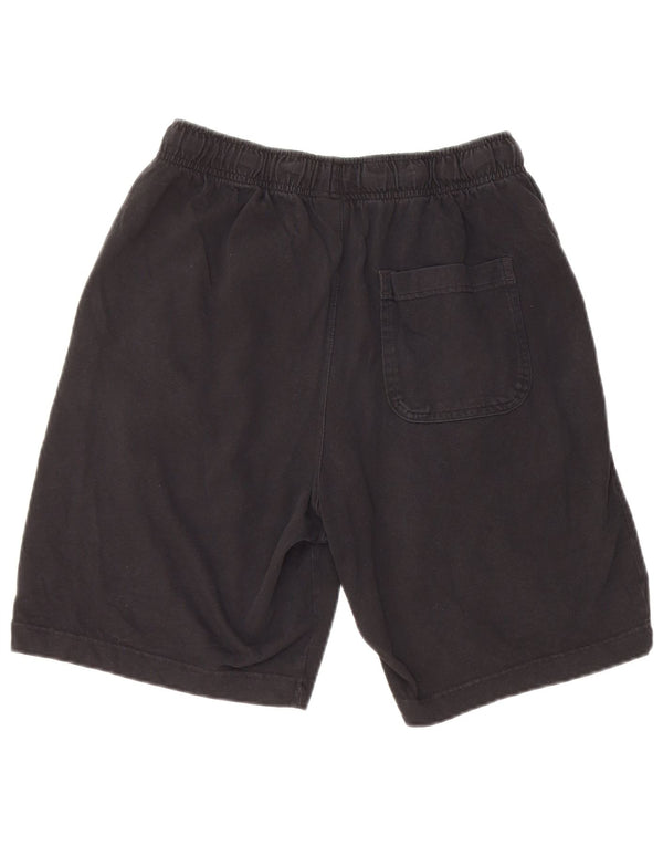 Pantaloni scurți sport Nike pentru bărbați, bumbac mediu negru