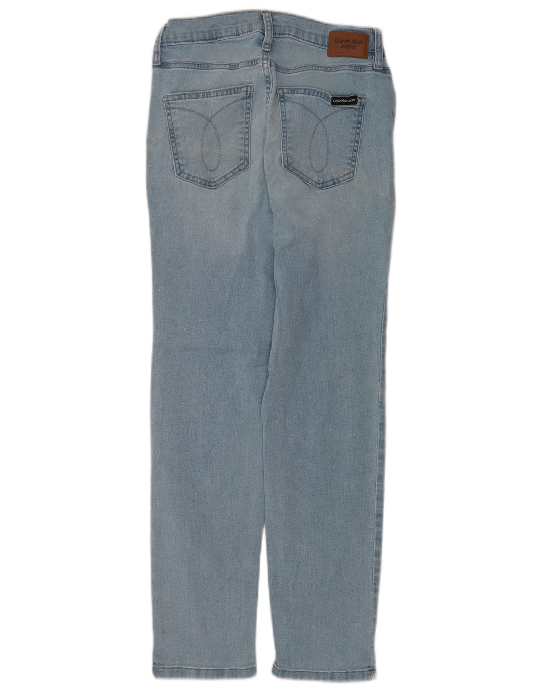 Blugi drepti pentru femei Calvin Klein L25 L25 Bumbac albastru
