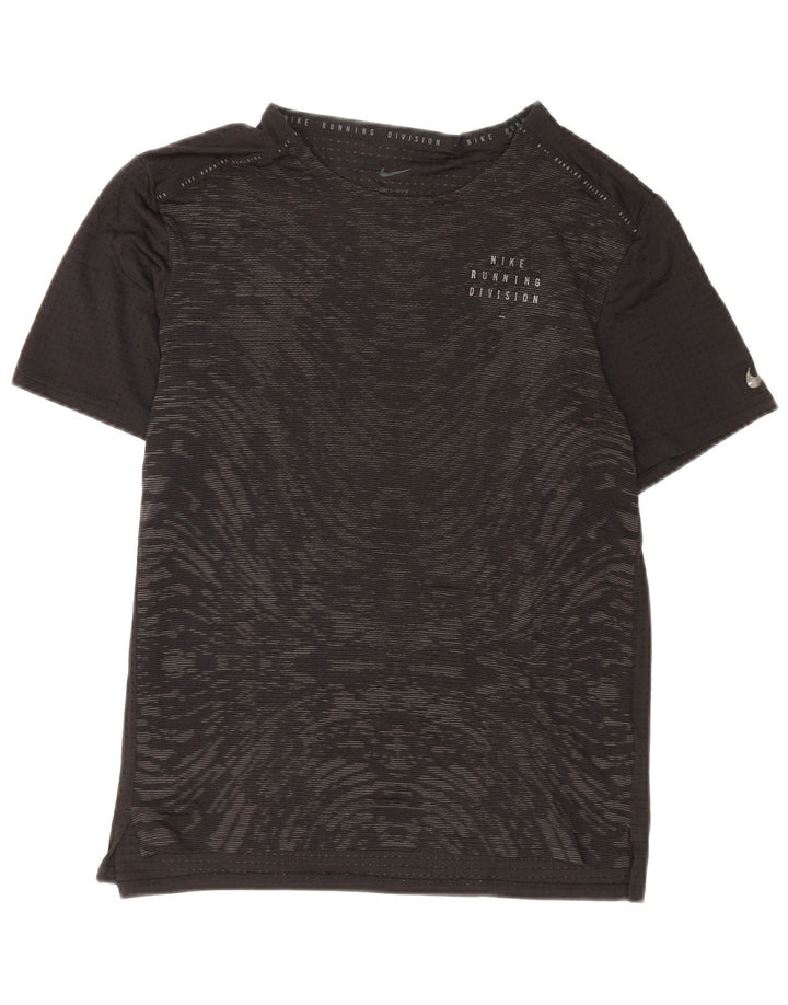 Tricou Nike pentru femei Dri Fit cu model abstract Top UK 14 Large Black