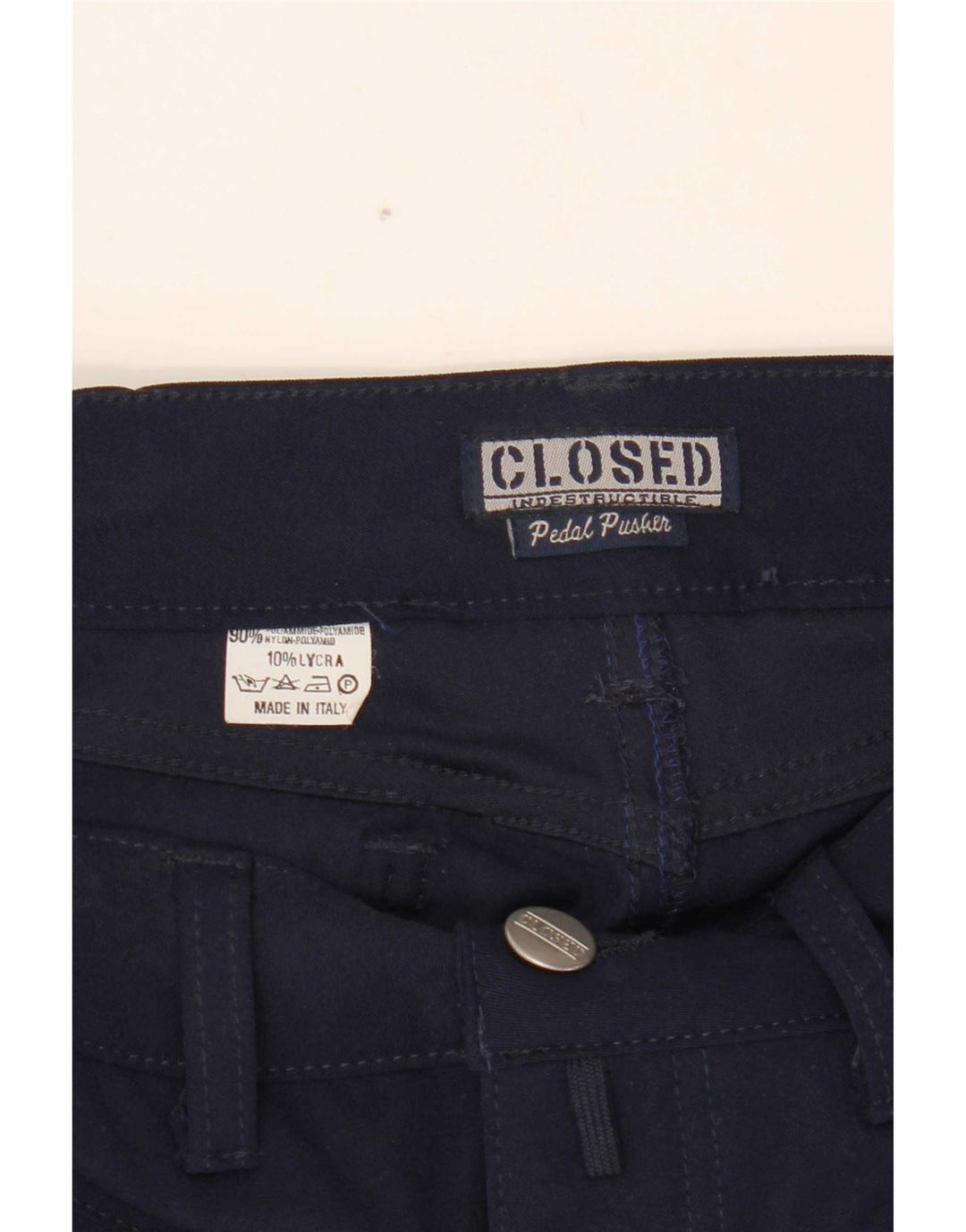 Pantaloni casual slim pentru bărbați închisi L30 L30 poliamidă bleumarin