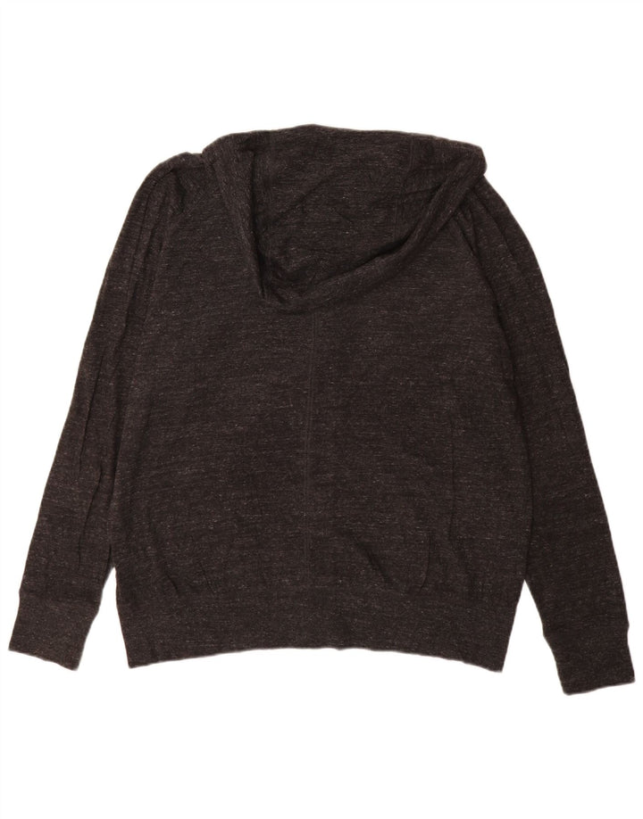 Pulover Nike pentru femei, cu fermoar, cu capota, UK 18 XL, bumbac cu pete gri