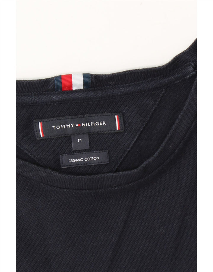 Tricou pentru bărbați Tommy Hilfiger Top mediu din bumbac bleumarin