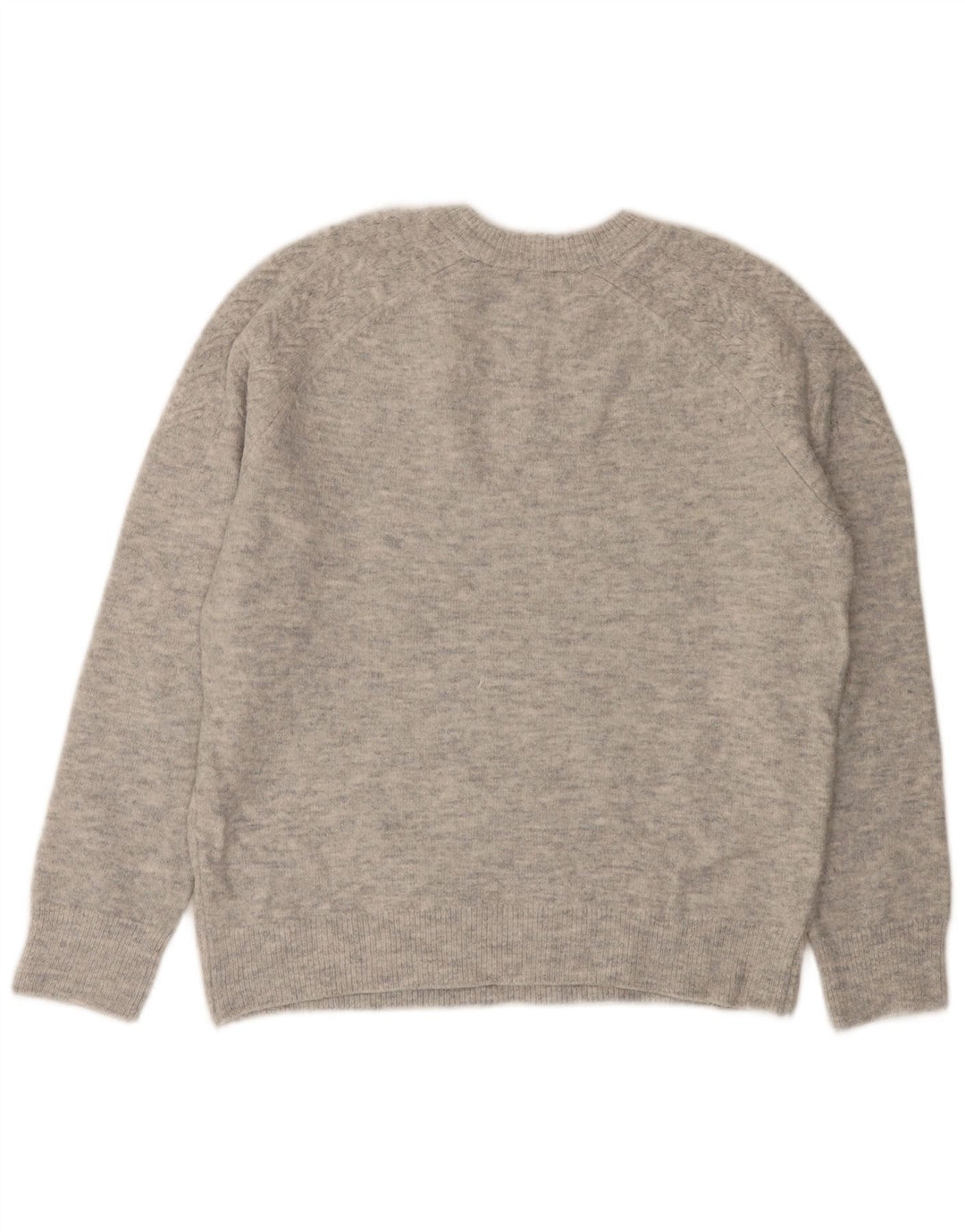 Pulover pentru femei Marks & Spencer cu decolteu rotund UK 14 Medium Gri Pete