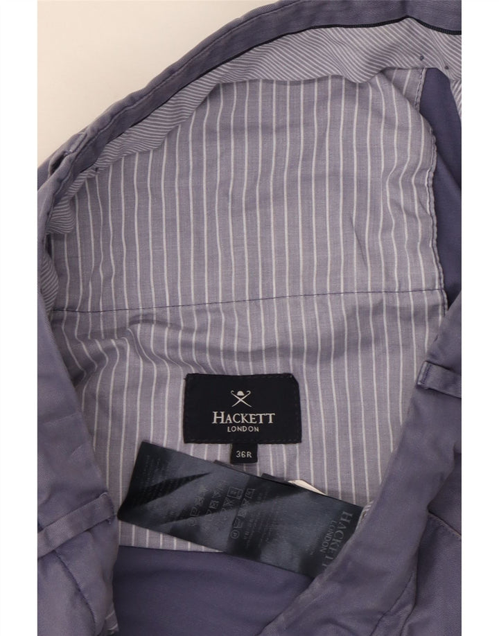 Pantaloni drepți Hackett pentru bărbați L36 L32 Bumbac bleumarin