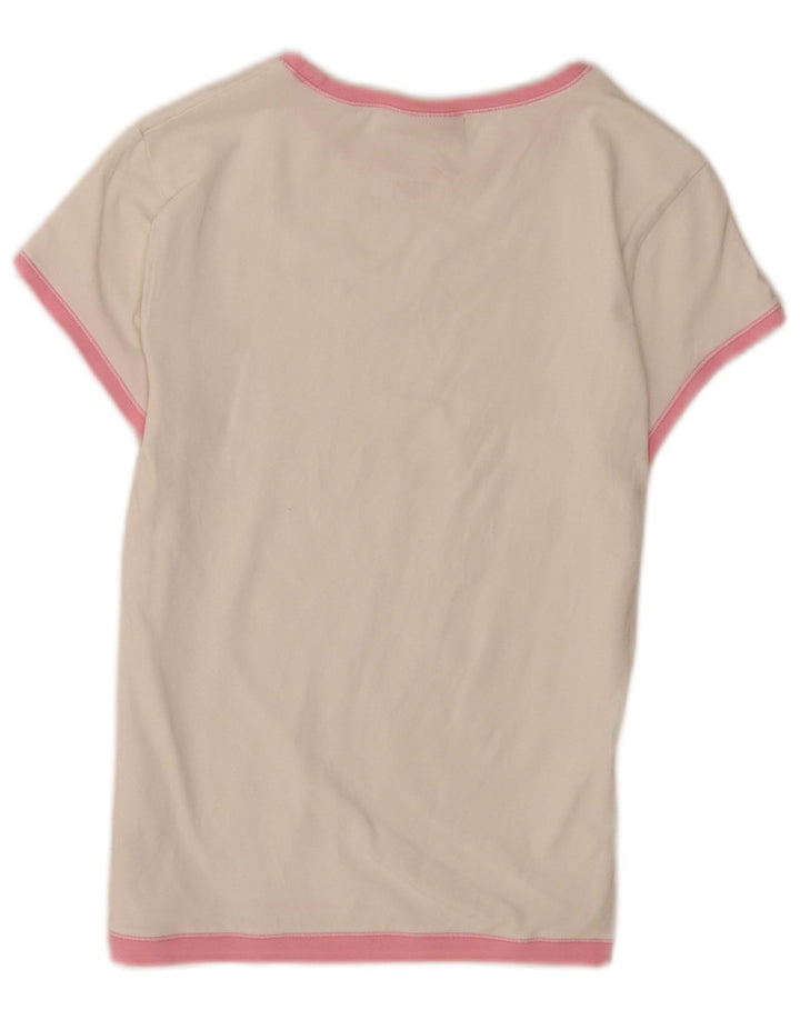 Tricou grafic Puma pentru femei Top UK 14 Medium White Bumbac