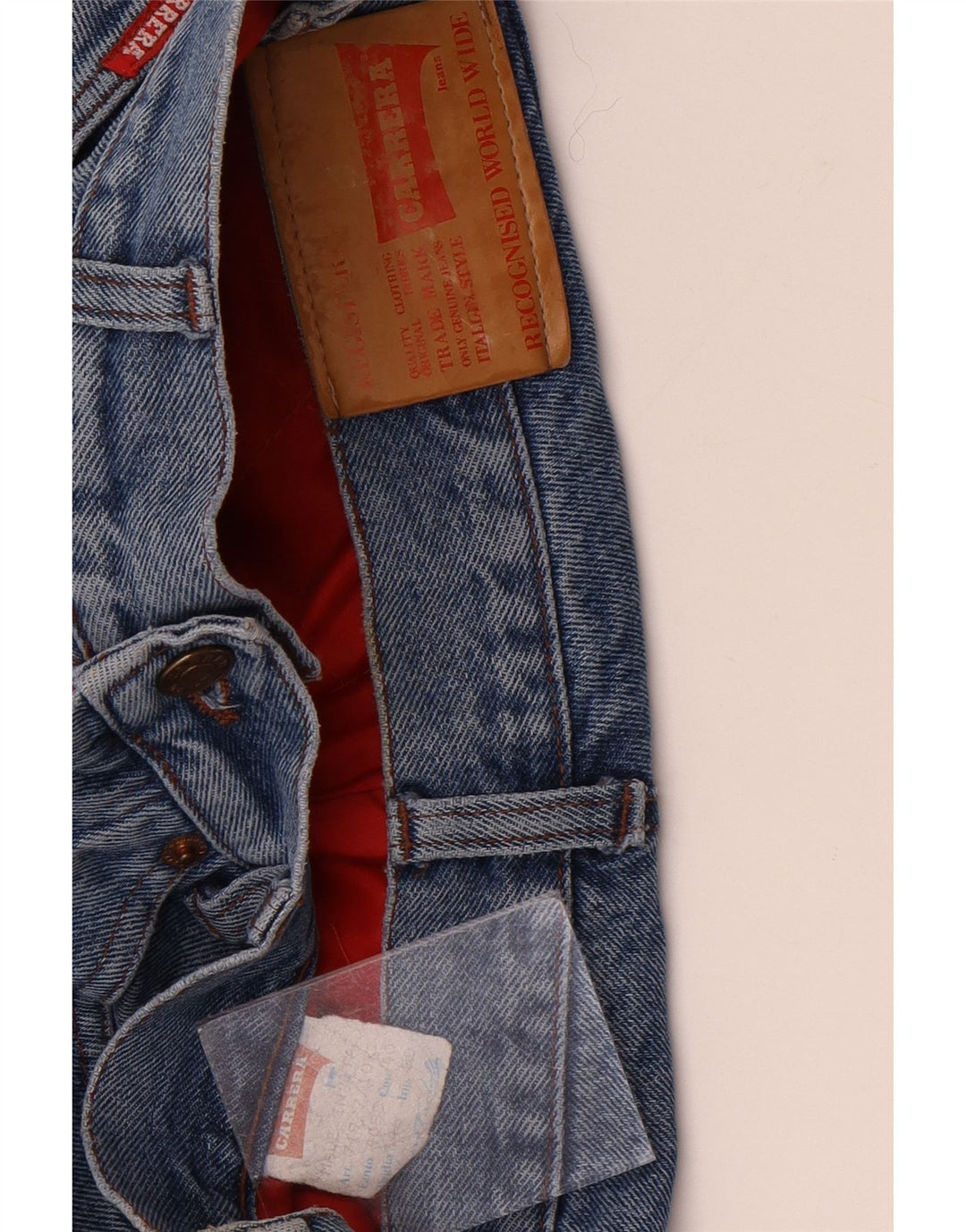 Blugi drepti pentru bărbați Carrera IT 46 Small W30 L33 Blue