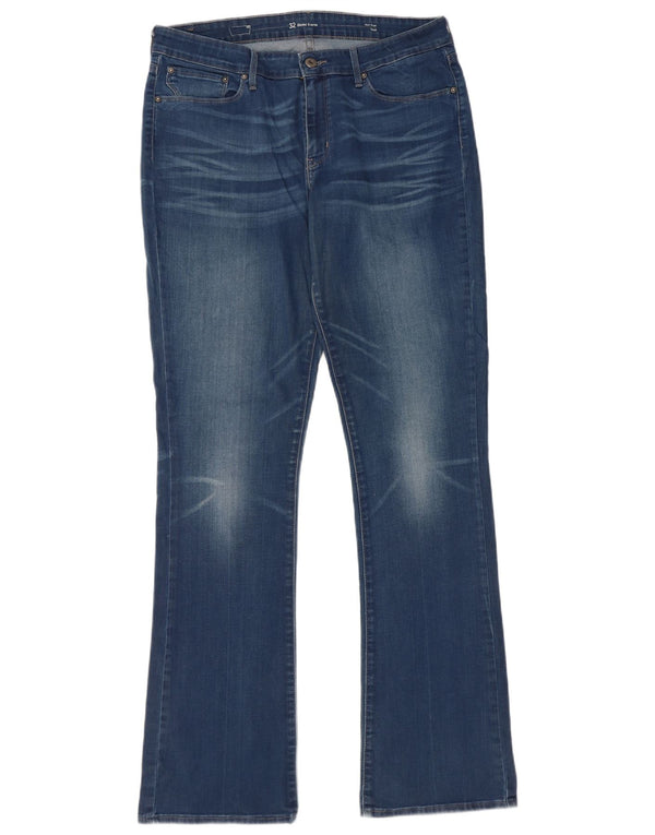 Blugi Levi's Demi Curve cu talie medie Bootcut W32 L34, bumbac albastru