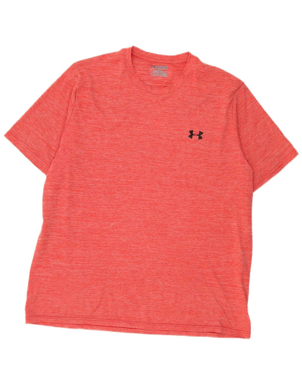 Tricou Under Armour pentru bărbați Heat Gear Top 2XL poliester roșu cu pată
