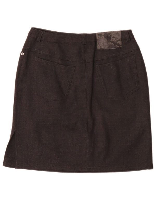 Fusta mini Marella pentru femei UK 10 Small W28 Lână neagră