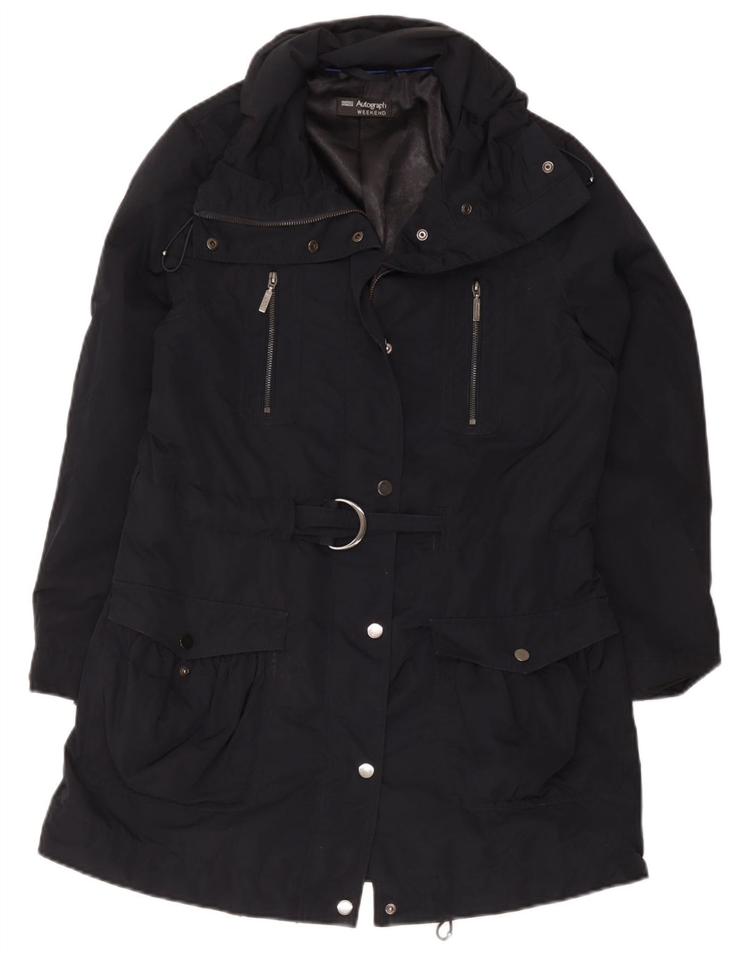 Palton pentru femei Marks & Spencer Autograph Windbreaker UK 12 Medium Black