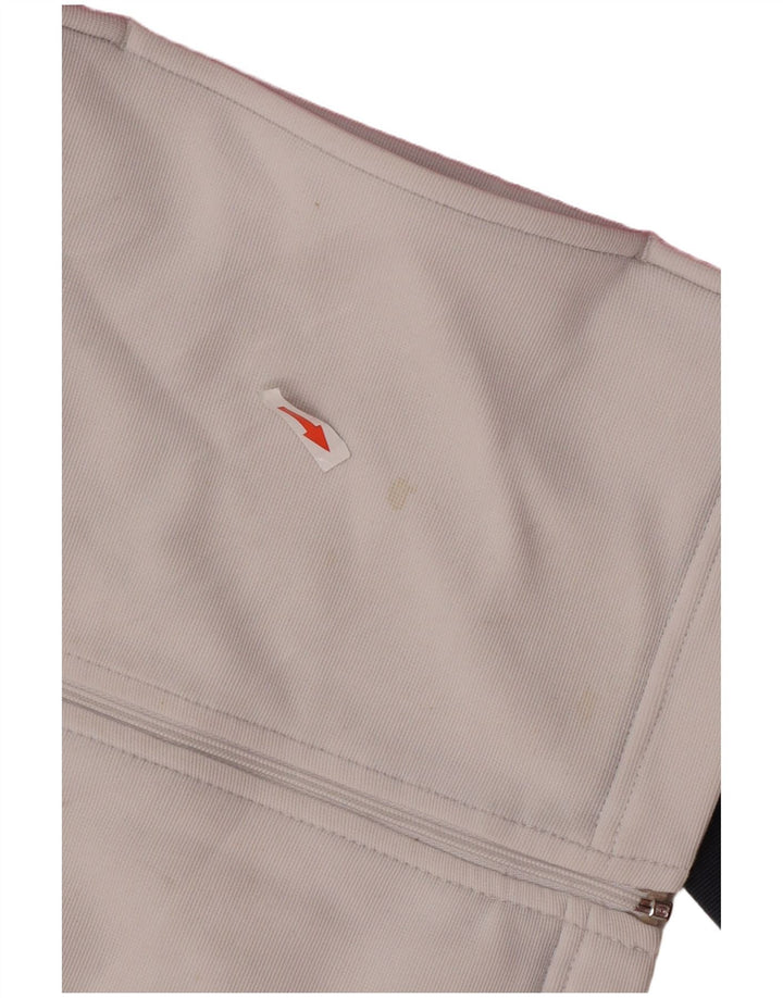 Jachetă de trening Kappa pentru femei UK 14 Medium White Colorblock Poliester