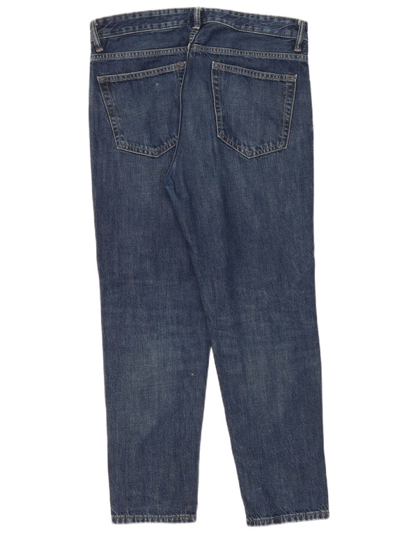 Blugi conici pentru bărbați Zara EU 42 Large W32 L28 Blue