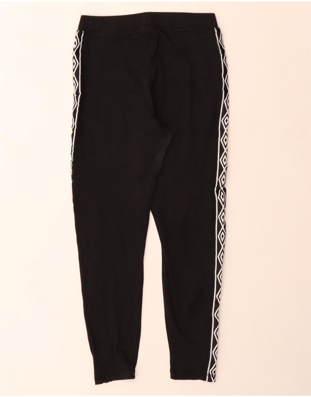 Jambiere grafice pentru femei Umbro UK 12, bumbac mediu negru