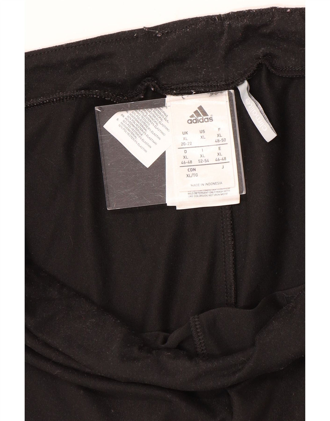 Leggings Climalite Adidas pentru femei UK 20/22 XL poliester negru